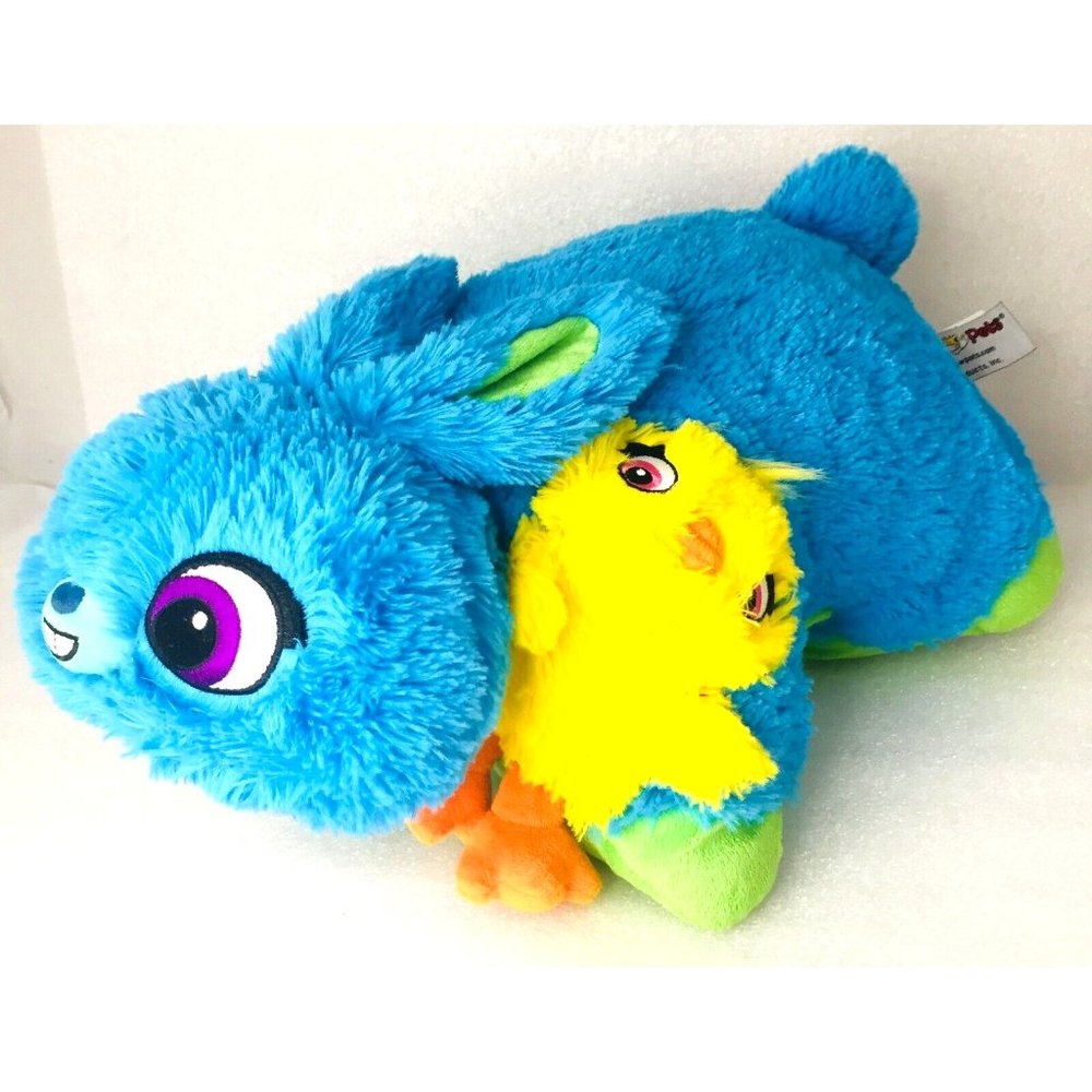 Disney Toy Story 4 Bunny & Mini Ducky Pillow Pet Plush 17" Huggable Stuffed Toy